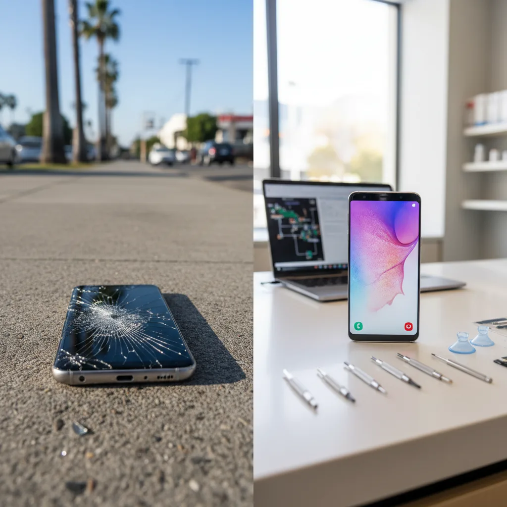 Tu Samsung Galaxy se Rompió. Aquí Está Qué Hacer si Vives Cerca del Downtown LA.