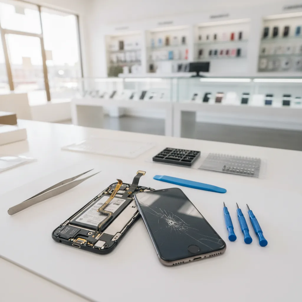 iPhone屏幕维修在韩国城 — 实际费用和维修速度揭秘