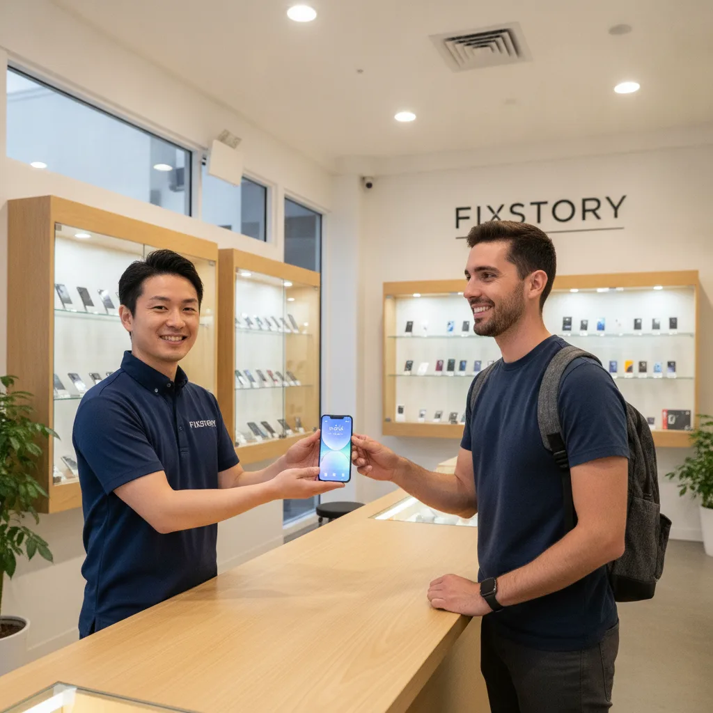 A FIXSTORY storefront in Downtown LA, looking accessible and professional.