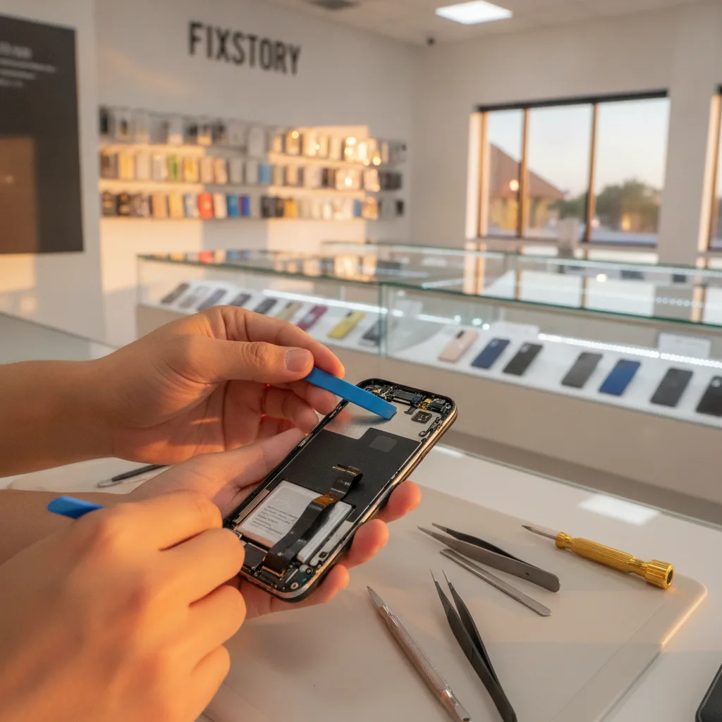 The exterior of the FIXSTORY shop in Downtown Los Angeles