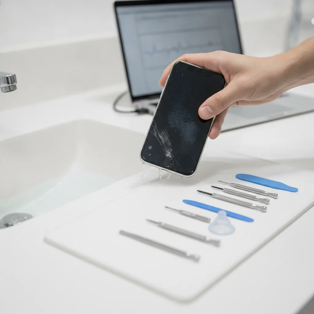iPhoneが水没した？ダウンタウンLA近辺にお住まいなら、次にすべきことを正確に解説します。