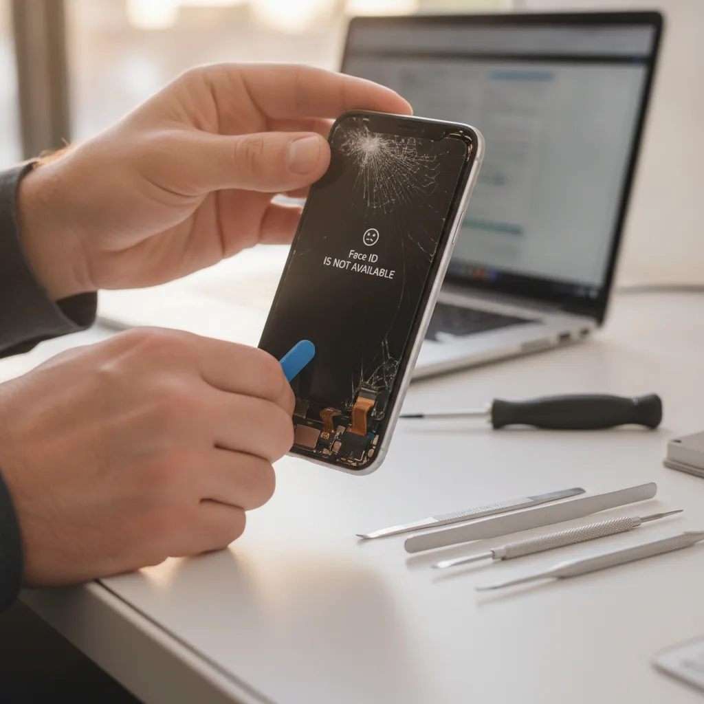 iPhone Face ID Not Working After a Crack. Here's Exactly What to Do Next If You're Near Downtown LA.