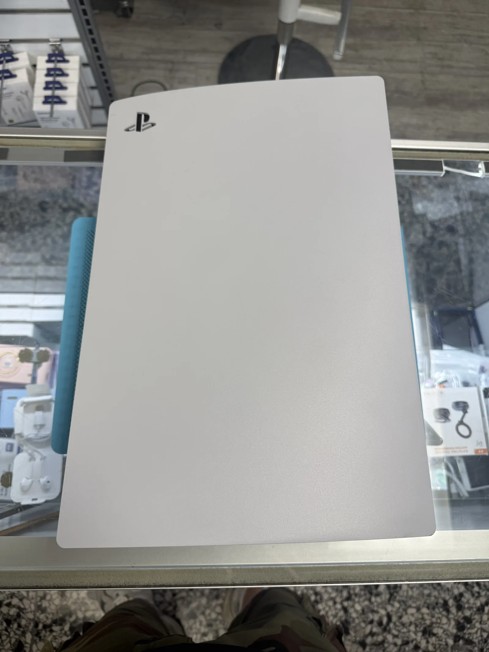 The PS5 outer shell clean and reassembled after the full service